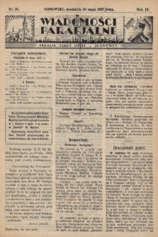 Wiadomości Parafjalne : dodatek do tygodników „Niedziela” i „Przewodnika Katolickiego”. 1937, nr 16