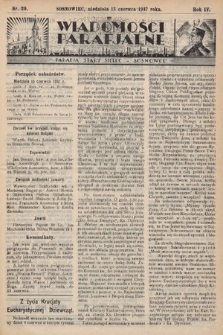 Wiadomości Parafjalne : dodatek do tygodników „Niedziela” i „Przewodnika Katolickiego”. 1937, nr 20