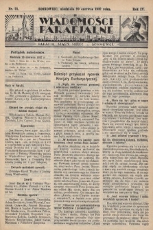 Wiadomości Parafjalne : dodatek do tygodników „Niedziela” i „Przewodnika Katolickiego”. 1937, nr 21