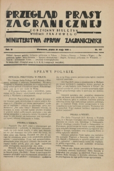 Przegląd Prasy Zagranicznej : codzienny biuletyn Wydziału Prasowego Ministerstwa Spraw Zagranicznych. R.4, nr 117 (24 maja 1929)