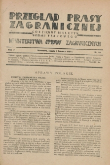 Przegląd Prasy Zagranicznej : codzienny biuletyn Wydziału Prasowego Ministerstwa Spraw Zagranicznych. R.4, nr 123 (1 czerwca 1929)
