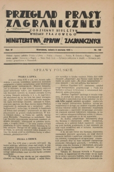Przegląd Prasy Zagranicznej : codzienny biuletyn Wydziału Prasowego Ministerstwa Spraw Zagranicznych. R.4, nr 129 (8 czerwca 1929)