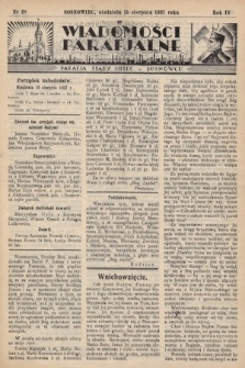 Wiadomości Parafjalne : dodatek do tygodników „Niedziela” i „Przewodnika Katolickiego”. 1937, nr 28