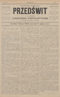 Przedświt = L'Aurore : czasopismo socyjalistyczne : wydawnictwo „Walki Klas”. R. 7, 1888, nr 13