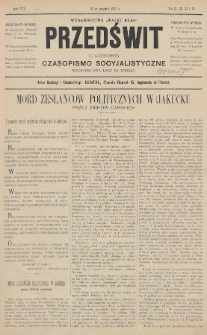 Przedświt = L'Aurore : czasopismo socyjalistyczne : wydawnictwo „Walki Klas”. R. 8, 1889, nr 21, 22, 23 i 24