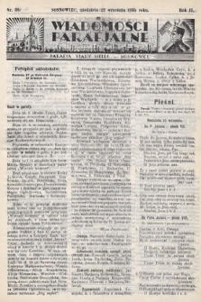 Wiadomości Parafjalne : dodatek do tygodników „Niedziela” i „Przewodnika Katolickiego”. 1935, nr 38