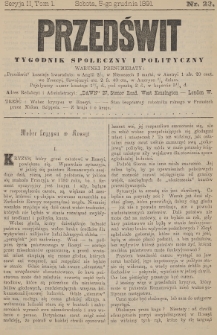 Przedświt : tygodnik społeczny i polityczny. Seria 2, T. 1, 1891, nr 23