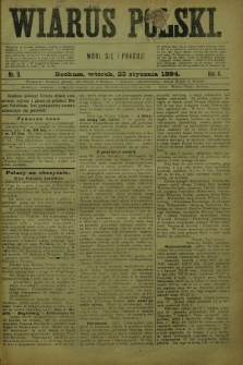 Wiarus Polski. R.4, nr 9 (23 stycznia 1894)