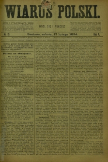 Wiarus Polski. R.4, nr 19 (17 lutego 1894)