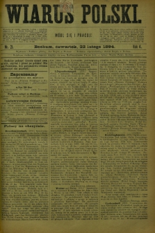 Wiarus Polski. R.4, nr 21 (22 lutego 1894)