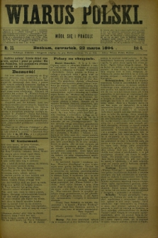 Wiarus Polski. R.4, nr 33 (22 marca 1894)