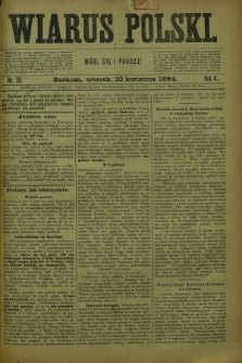 Wiarus Polski. R.4, nr 39 (10 kwietnia 1894)