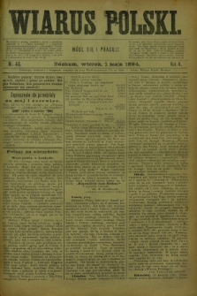 Wiarus Polski. R.4, nr 48 (1 maja 1894)