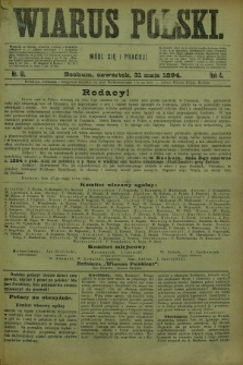 Wiarus Polski. R.4, nr 61 (31 maja 1894)