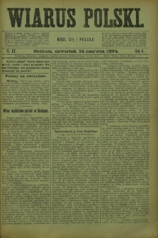 Wiarus Polski. R.4, nr 67 (14 czerwca 1894)