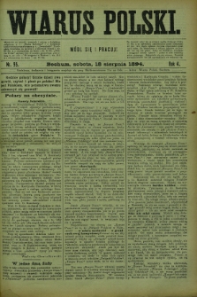 Wiarus Polski. R.4, nr 95 (18 sierpnia 1894)