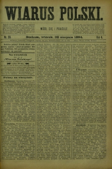 Wiarus Polski. R.4, nr 99 (28 sierpnia 1894)
