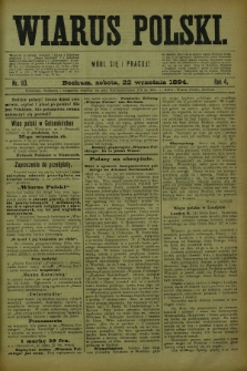 Wiarus Polski. R.4, nr 110 (22 września 1894)