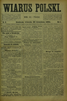 Wiarus Polski. R.4, nr 111 (25 września 1894)