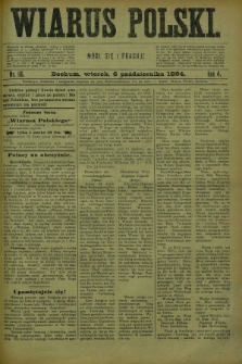 Wiarus Polski. R.4, nr 116 (6 października 1894)