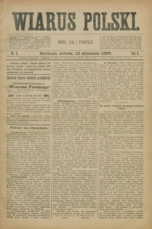 Wiarus Polski. R.5, nr 6 (12 stycznia 1895)