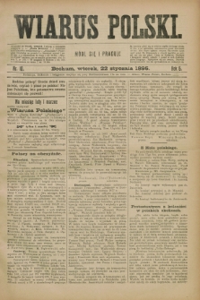 Wiarus Polski. R.5, nr 10 (22 stycznia 1895)