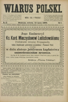 Wiarus Polski. R.5, nr 82 (13 lipca 1895)