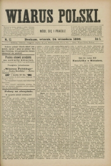 Wiarus Polski. R.5, nr 113 (24 września 1895) + wkładka