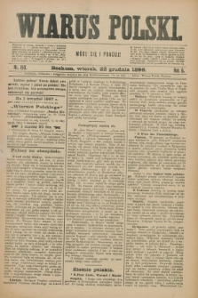 Wiarus Polski. R.6, nr 150 (22 grudnia 1896)
