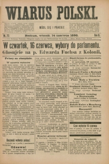 Wiarus Polski. R.8, nr 70 (14 czerwca 1898)