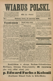 Wiarus Polski. R.8, nr 71 (15 czerwca 1898)