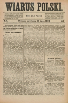 Wiarus Polski. R.8, nr 86 (21 lipca 1898)