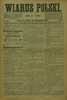 Wiarus Polski. R.11, nr 140 (20 listopada 1901)