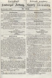Amtsblatt zur Lemberger Zeitung = Dziennik Urzędowy do Gazety Lwowskiej. 1860, nr 284