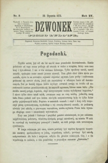 Dzwonek : pismo ludowe. R.15, nr 2 (20 stycznia 1875)