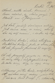 Dziennik Marceliny Kulikowskiej z lat 1897-1910. Notes 6, Notes nr 6 z zapiskami od 28 stycznia 1906 do 1 lutego 1907