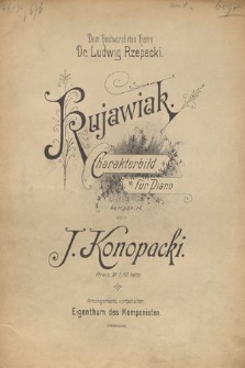 Kujawiak : charakterbild für piano