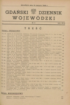 Gdański Dziennik Wojewódzki. 1946, nr 5 (10 sierpnia)