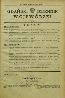 Gdański Dziennik Wojewódzki. 1947, nr 18 (5 grudnia)