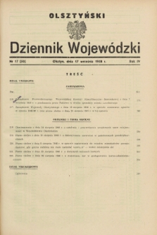Olsztyński Dziennik Wojewódzki. R.4, nr 17 (17 września 1948) = nr 50