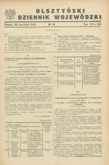 Olsztyński Dziennik Wojewódzki. [R.6], nr 18 (20 września 1950)