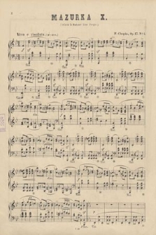 Mazurkas : op. 17