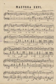 4 mazurkas : op. 41