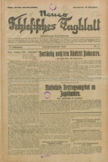 Neues Schlesisches Tagblatt : unabhängige Tageszeitung. Jg.2, Nr. 1 (1 Jänner 1929) + dod.