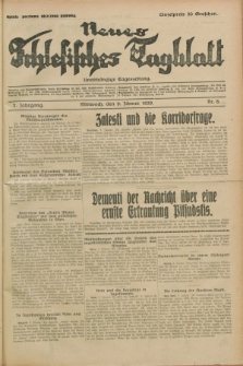 Neues Schlesisches Tagblatt : unabhängige Tageszeitung. Jg.2, Nr. 8 (9 Jänner 1929)