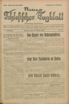 Neues Schlesisches Tagblatt : unabhängige Tageszeitung. Jg.2, Nr. 18 (19 Jänner 1929)