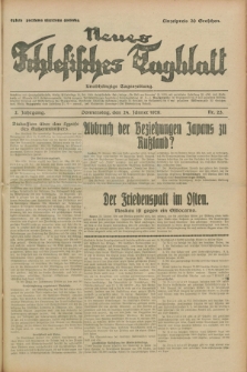 Neues Schlesisches Tagblatt : unabhängige Tageszeitung. Jg.2, Nr. 23 (24 Jänner 1929)