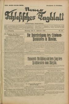 Neues Schlesisches Tagblatt : unabhängige Tageszeitung. Jg.2, Nr. 40 (11 Februar 1929)