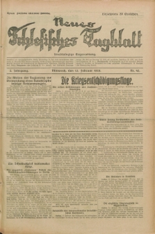 Neues Schlesisches Tagblatt : unabhängige Tageszeitung. Jg.2, Nr. 42 (13 Februar 1929)