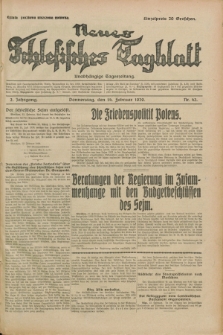 Neues Schlesisches Tagblatt : unabhängige Tageszeitung. Jg.2, Nr. 43 (14 Februar 1929)